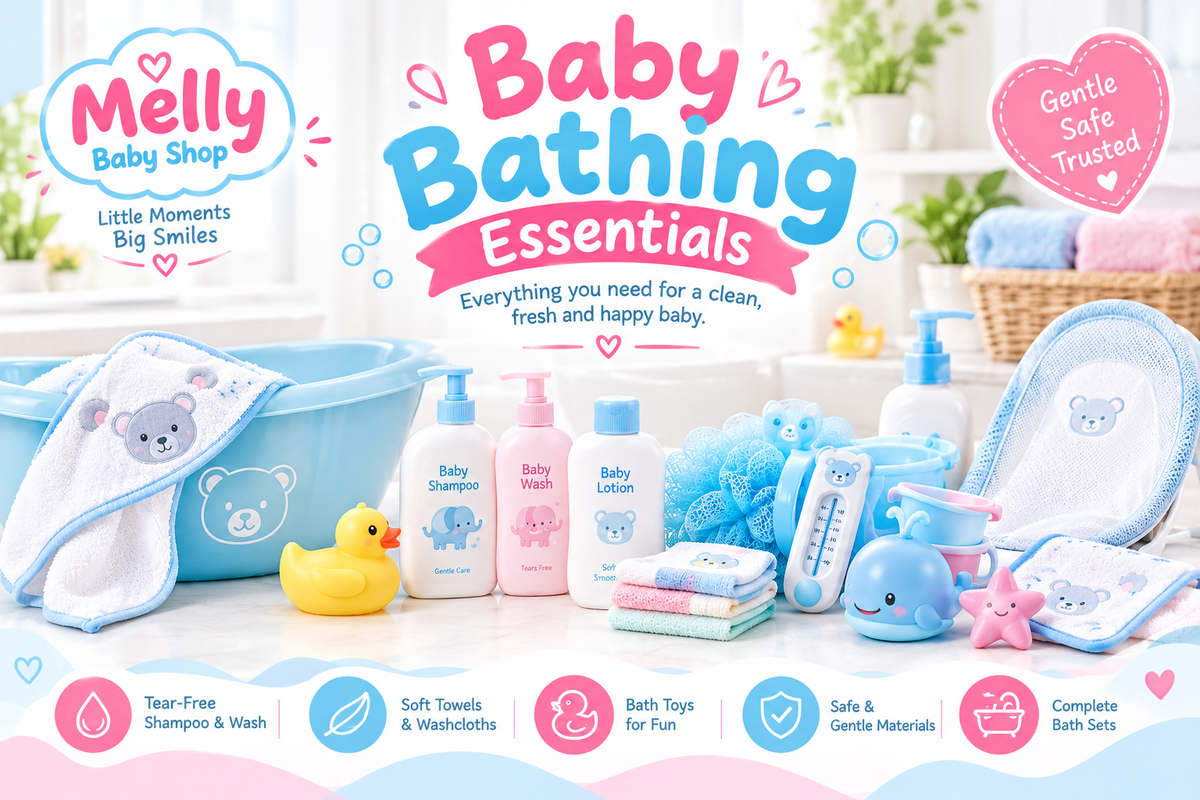 Baby bathing Essentials