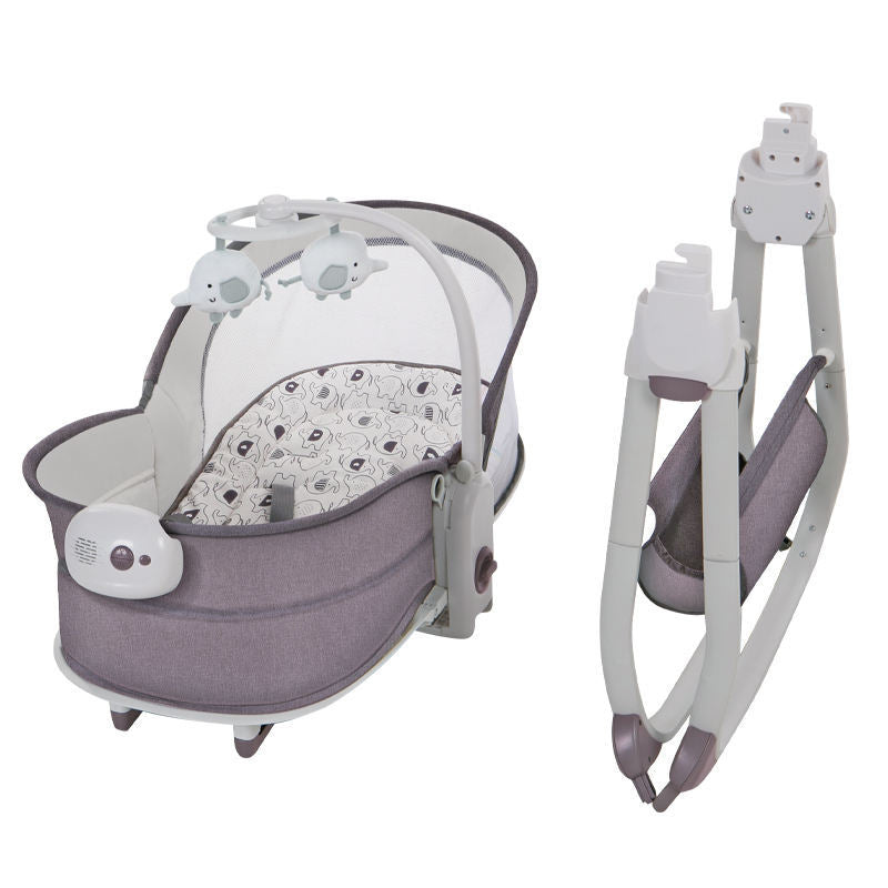 Mastela 4-in-1 Baby Swing for Infants & 360 Cradle Bassinet