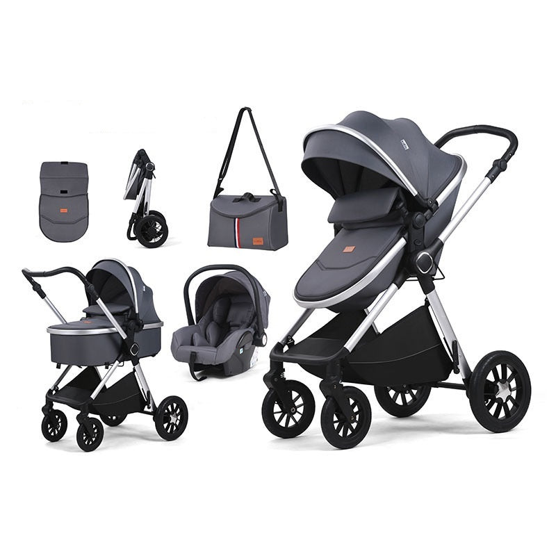 Luxury Carriage Stroller Baby 4 in 1