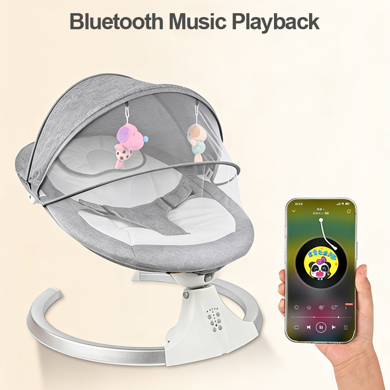 Modern electric baby rocking chair and bouncer