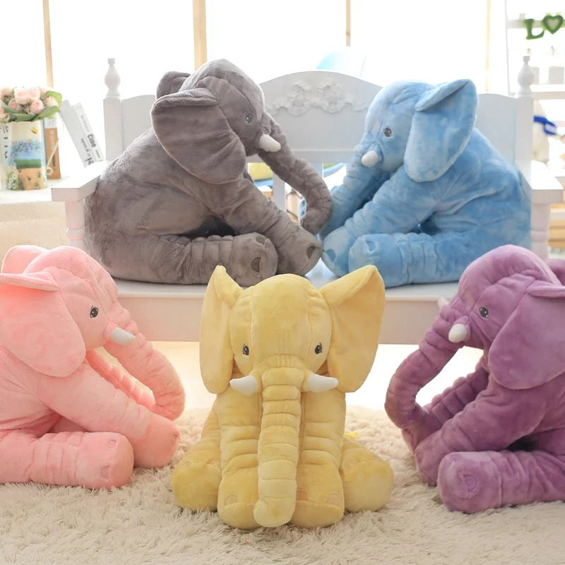 Elephant Cuddle Baby Pillow – Soft, Cuddly, and Comfortable
